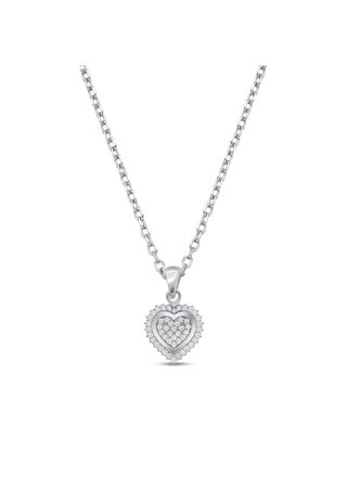 Lykken Hearts heart necklace silver 13mm