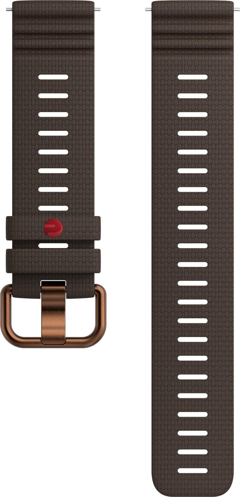 Polar Grit X2 silicone strap 22 mm brown