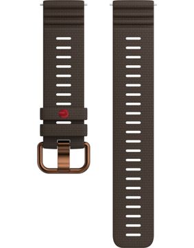 Polar Grit X2 silicone strap 22 mm brown