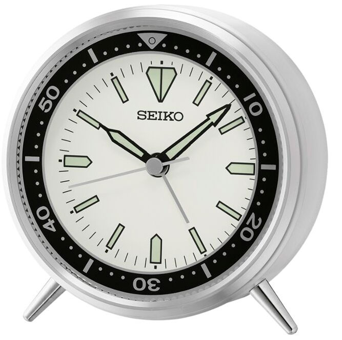 Seiko alarm clock aluminum QXE065S
