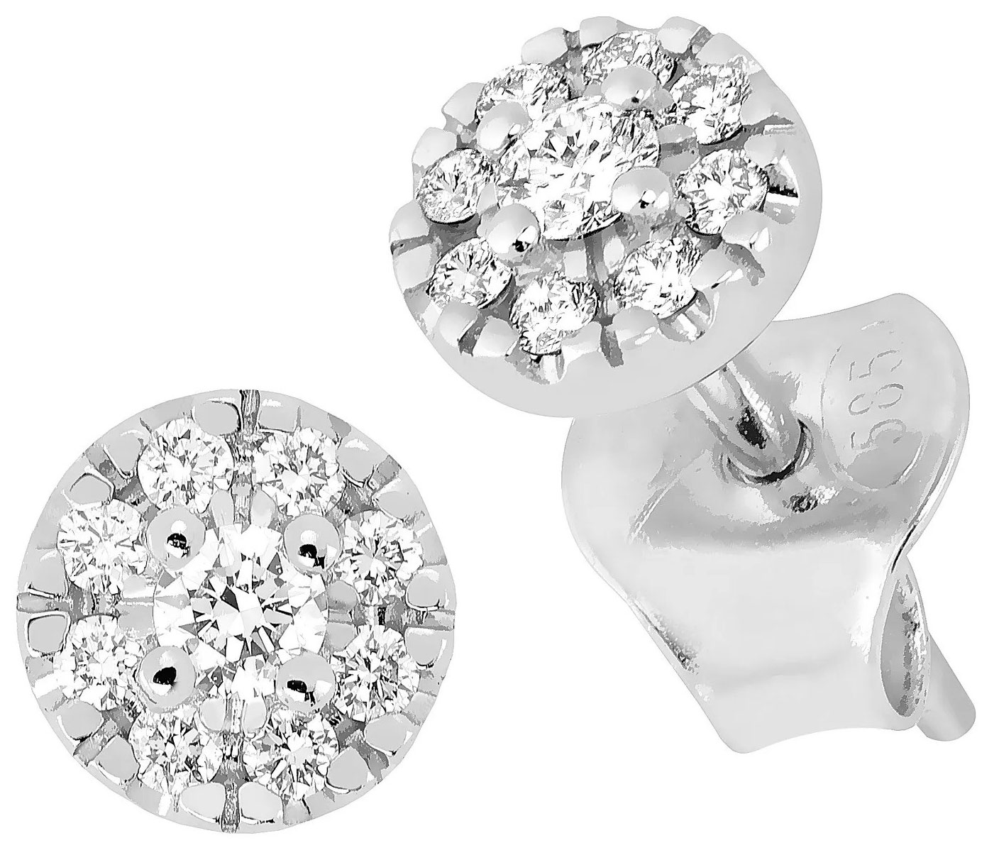 Sandberg Toivomuslähde diamond earrings R-665w