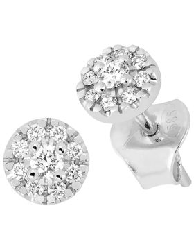 Sandberg Toivomuslähde diamond earrings R-665w