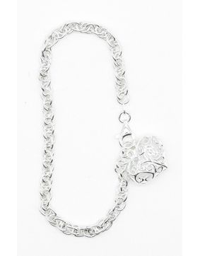 Silver heartbracelet 19 cm R263/19
