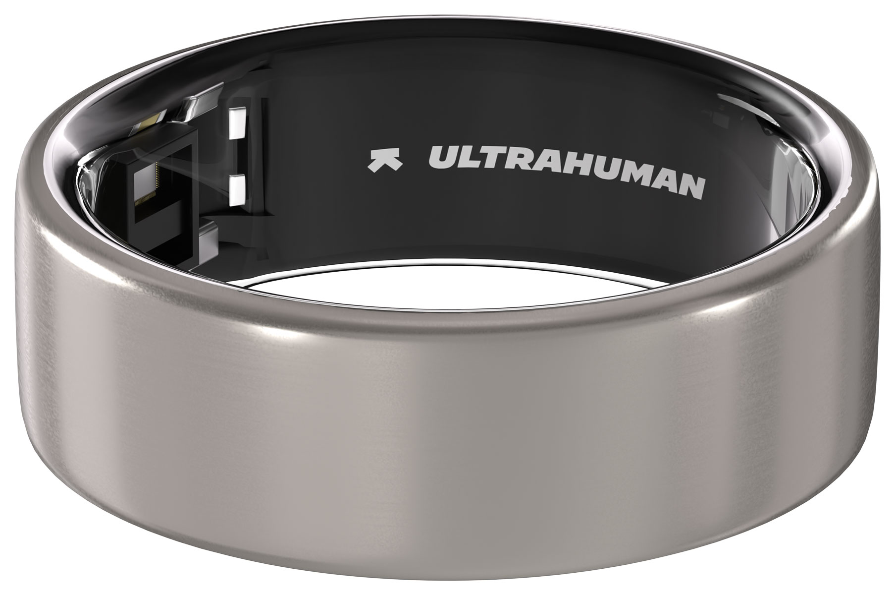 Ultrahuman Ring Air Smart Ring Raw Titanium - watchesonline.com