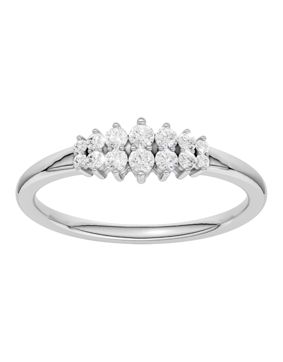 Lykken Elegance diamond ring white gold 0.144 ct