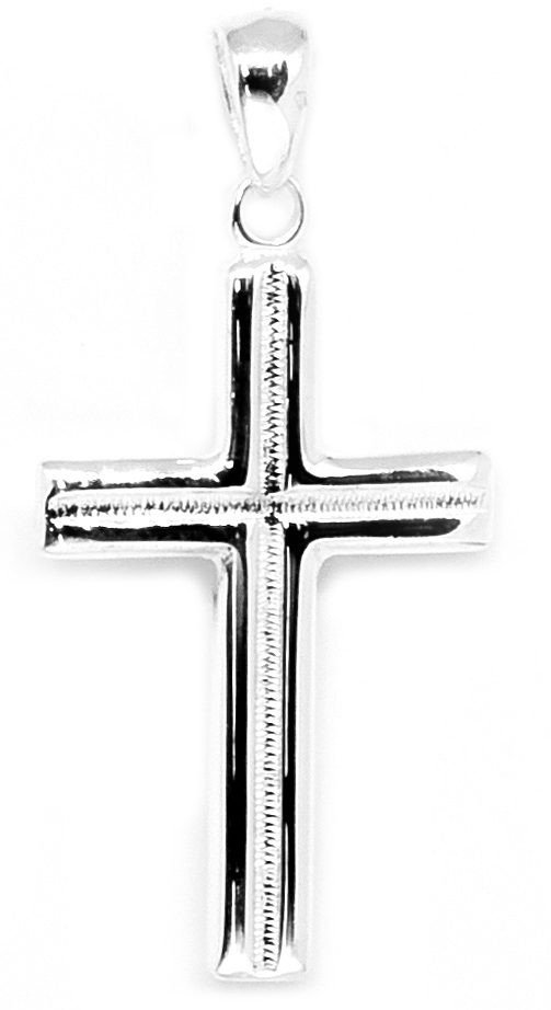 Hopeapuro cross-pendant