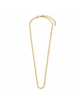 Madoww Unisex Rope Chain gold-plated necklace