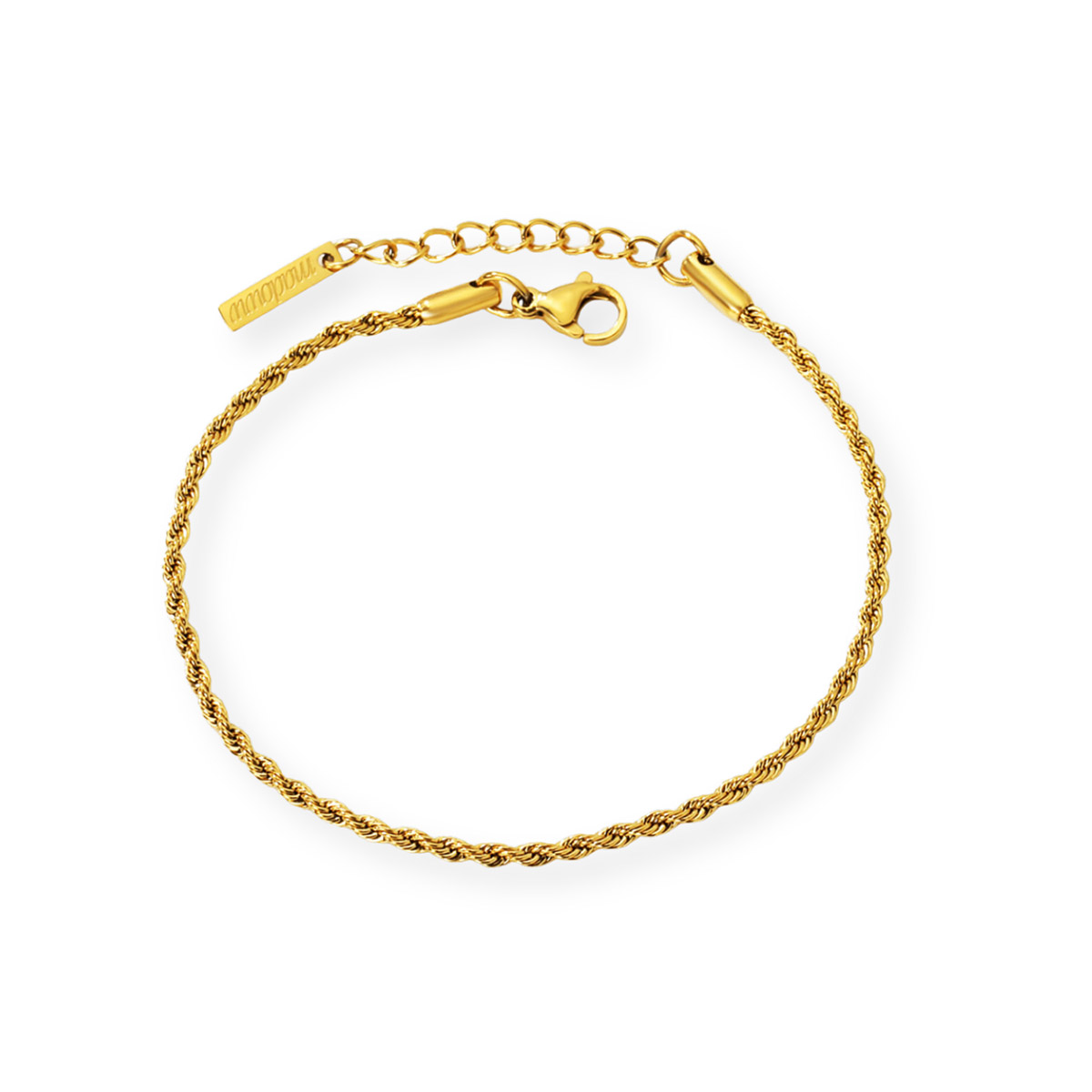 Madoww Unisex Rope Chain gold-plated bracelet