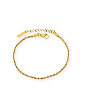 Madoww Unisex Rope Chain gold-plated bracelet