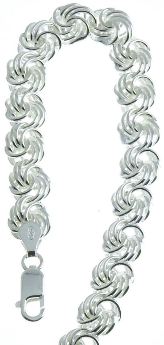 Rosetta Necklace 925 Sterling Silver 10mm ROSE100/19