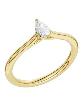 Midem Oslo diamond solitaire ring 0.25ct gold