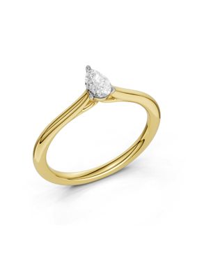 Midem Oslo diamond solitaire ring 0.25ct gold