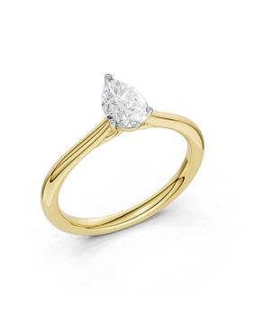 Midem Oslo diamond solitaire ring 0.50ct gold
