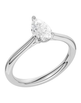 Midem Oslo diamond solitaire ring 0.75ct white gold