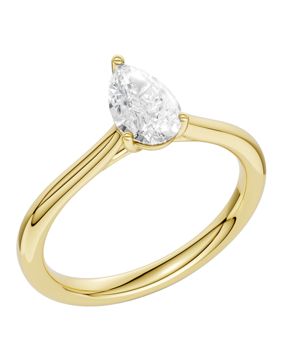 Midem Oslo diamond solitaire ring 0.75ct gold