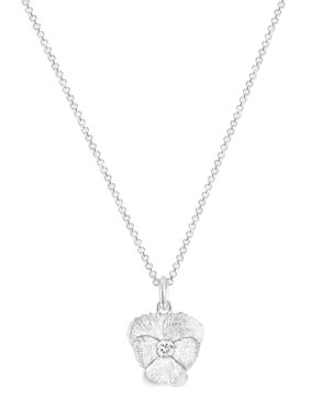 Tammi Jewellery Viola white cz silver necklace S3949Z