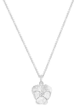 Tammi Jewellery Viola white cz silver necklace S3949Z