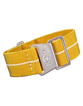 Erika's Originals Yellow MN White Textile Strap