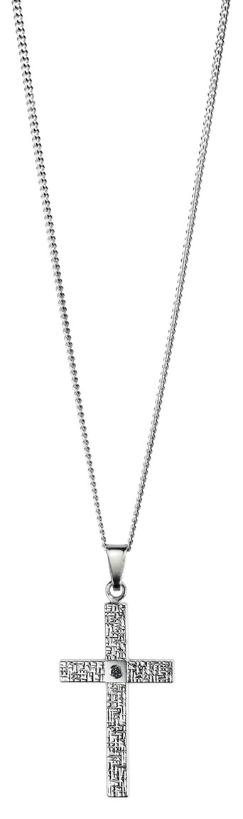 Saurum cross Necklace silver SA500813100