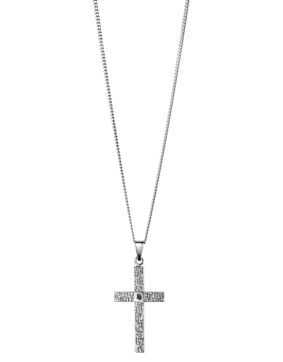 Saurum cross Necklace silver SA500813100