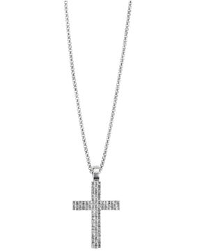 Saurum cross Necklace silver SA5015 00