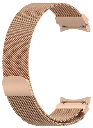 Tiera Samsung Galaxy Watch4 and Watch5 Milanese Steel watch strap rose gold