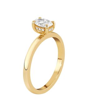 Sandberg Kastepisara diamond ring 0.53 ct gold M-145k