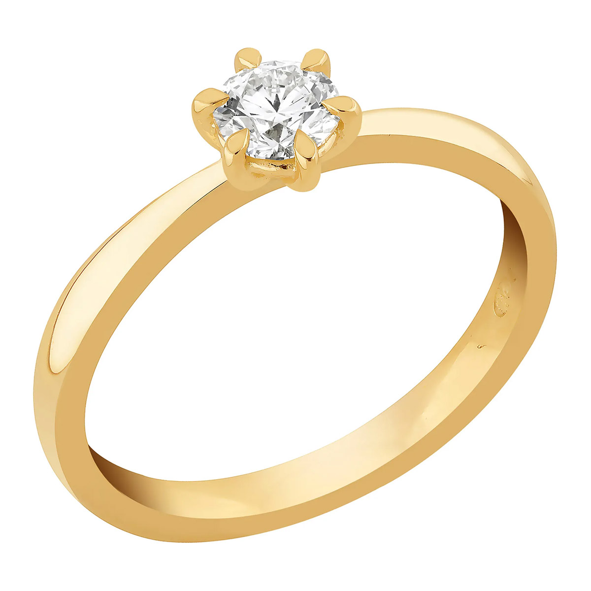 Sandberg Kastepisara 0.30ct laboratory diamond ring crown M-32k-SYN