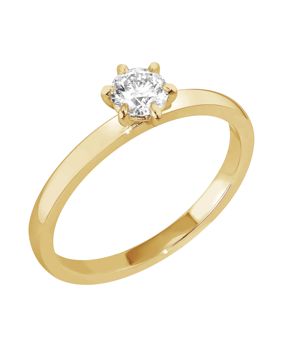 Sandberg Kastepisara lab-grown diamond ring 0.30ct M-35k-SYN