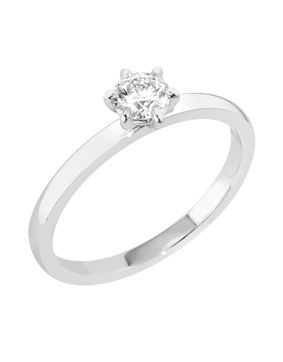 Sandberg Kastepisara lab-grown diamond ring 0.30ct M-35w-SYN