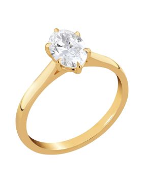 Sandberg Onnenlähde diamond ring 1.00 ct gold M-246Bk