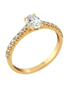 Sandberg Taivaanranta diamond ring 0.64 ct gold M-445k