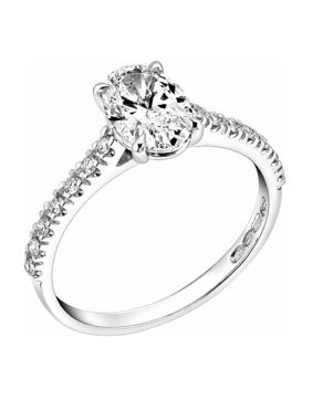 Sandberg Taivaanranta diamond ring 1.14 ct white gold M-446w