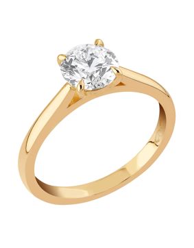Sandberg Taivaanranta 1ct laboratory diamond ring V-381k-SYN