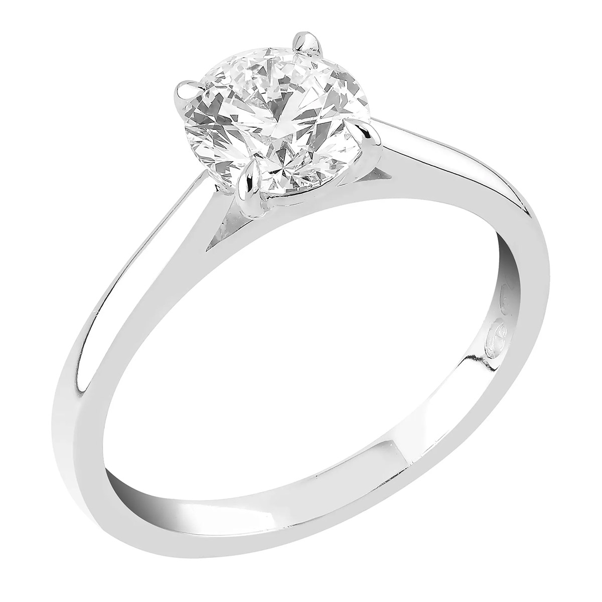 Sandberg Taivaanranta 1ct laboratory diamond ring V-381w-SYN