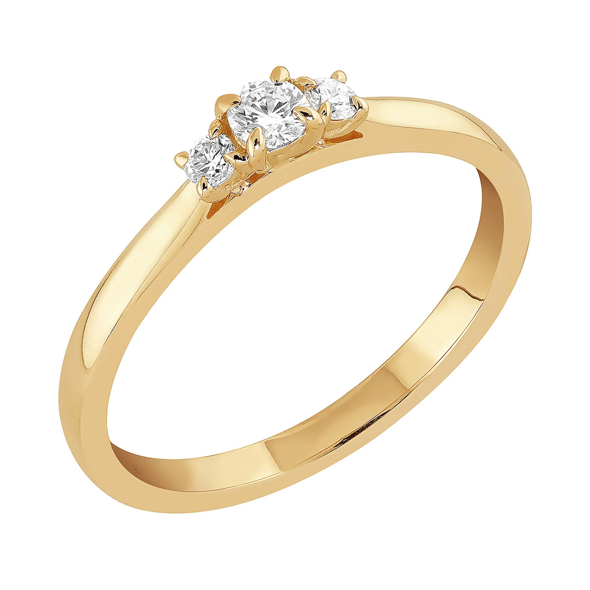 Sandberg Taivaanranta lab-grown diamond ring 0.16ct V-383k-SYN