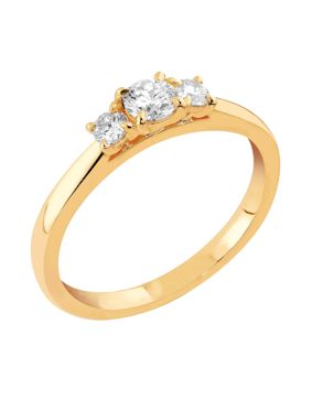 Sandberg Taivaanranta lab-grown diamond ring 0.29ct V-384k-SYN