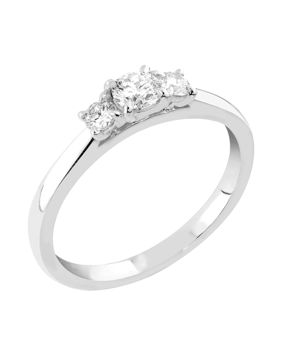Sandberg Taivaanranta lab-grown diamond ring 0.29ct V-384w-SYN