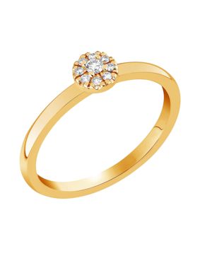 Sandberg Toivomuslähde diamond ring halo S-665k