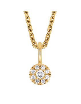 Sandberg Toivomuslähde diamond pendant halo R-565k