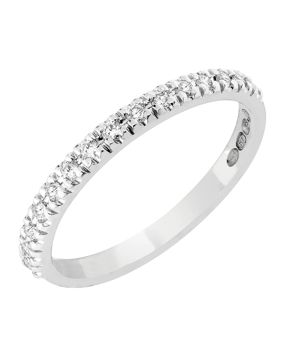 Sandberg Toivomuslähde 0.15ct half-alliance laboratory diamond ring V-720w-SYN