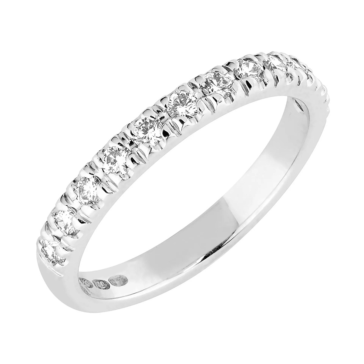 Sandberg Toivomuslähde lab-grown row diamond ring V-760w-SYN