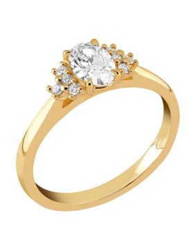 Sandberg Yöpilvi diamond ring 0.57 ct gold M-255k