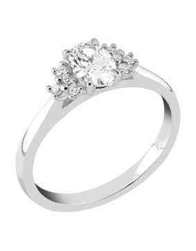 Sandberg Yöpilvi diamond ring 0.57 ct white gold M-255w