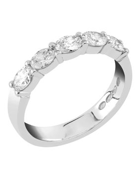 Sandberg Yöpilvi row diamond ring 0.70 ct white gold M-440w