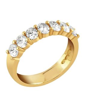 Sandberg Yöpilvi row diamond ring 1.00 ct gold M-450k