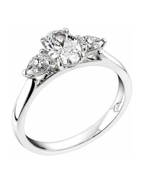 Sandberg Yöpilvi diamond ring 0.95 ct white gold V-495w