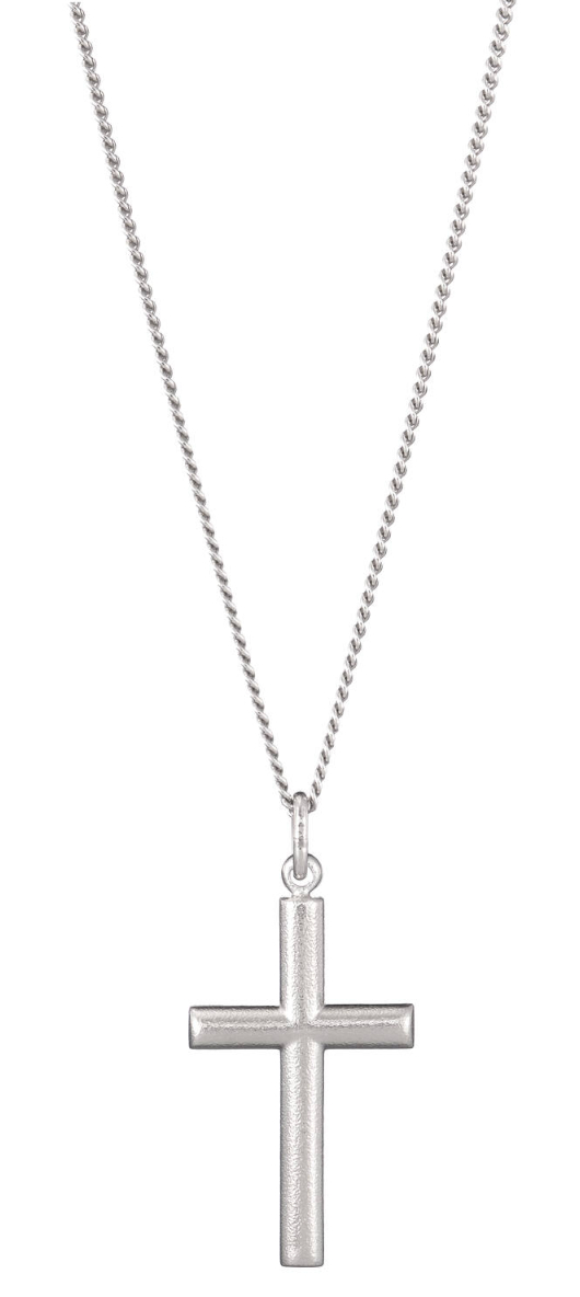Saurum silver cross necklace SA505110000