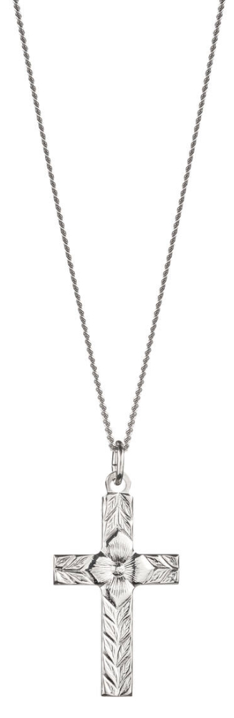 Saurum silver confirmation cross SA501910000