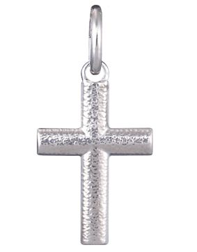 Saurum white gold cross pendant SA805100000